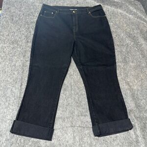 DG2 by Diane Gilman Ankle Jeans‎ Women's 22WT Dark Denim - (60-19)